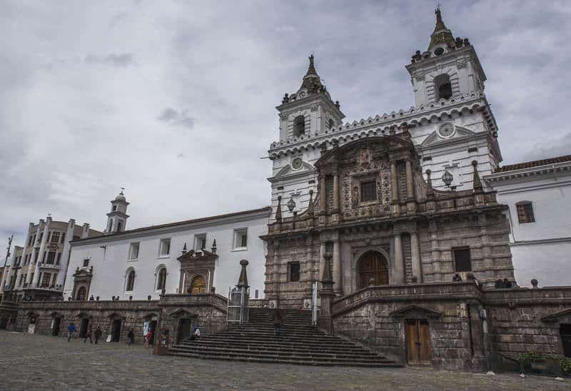Visit the Iglesia de San Francisco on a Mission Trip or Pilgrimage to Ecuador.